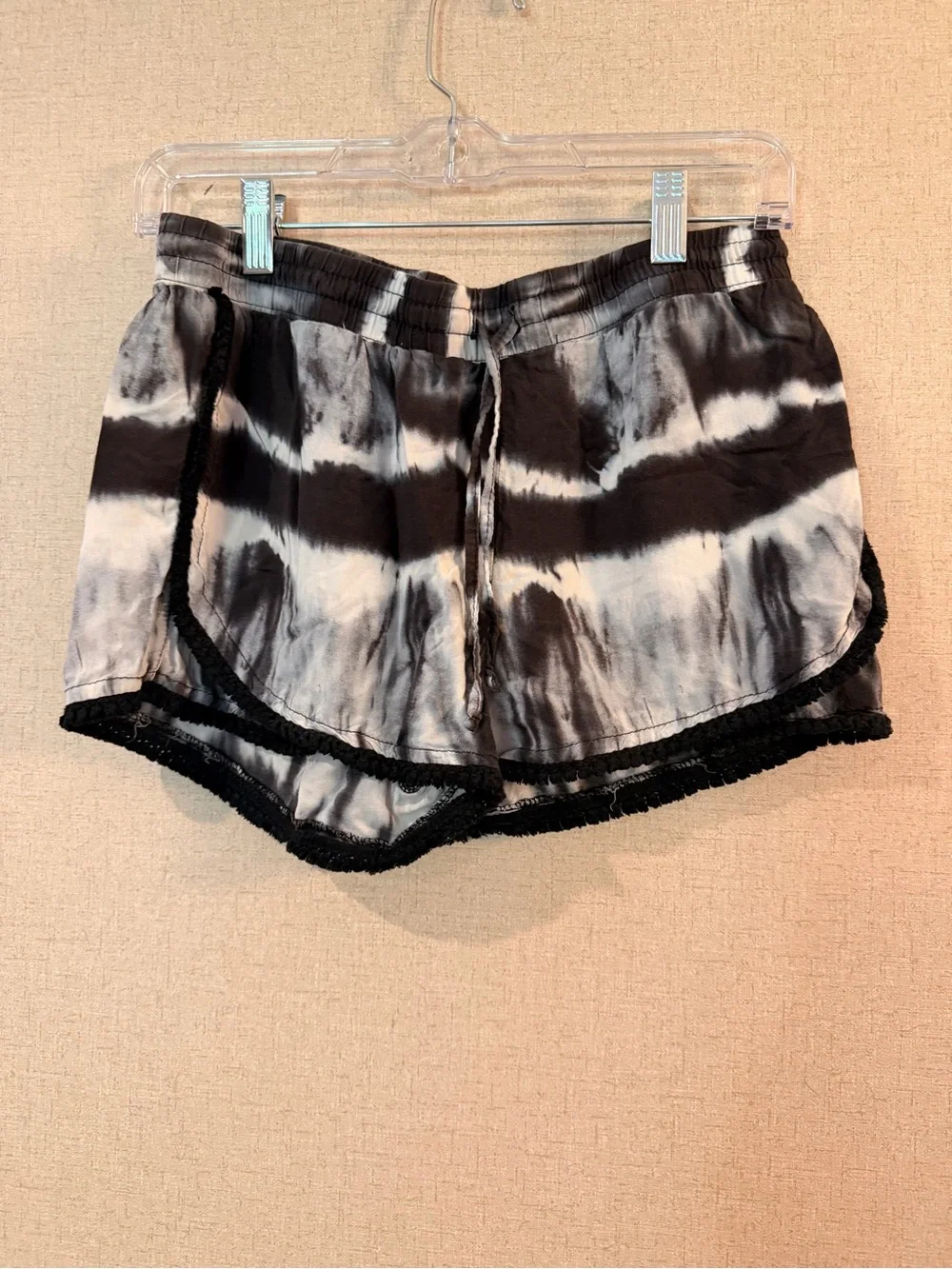 No Boundaries Bundle: 2 Pairs Black & White Patterned Shorts